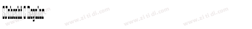SJzhezhi C Regular字体转换